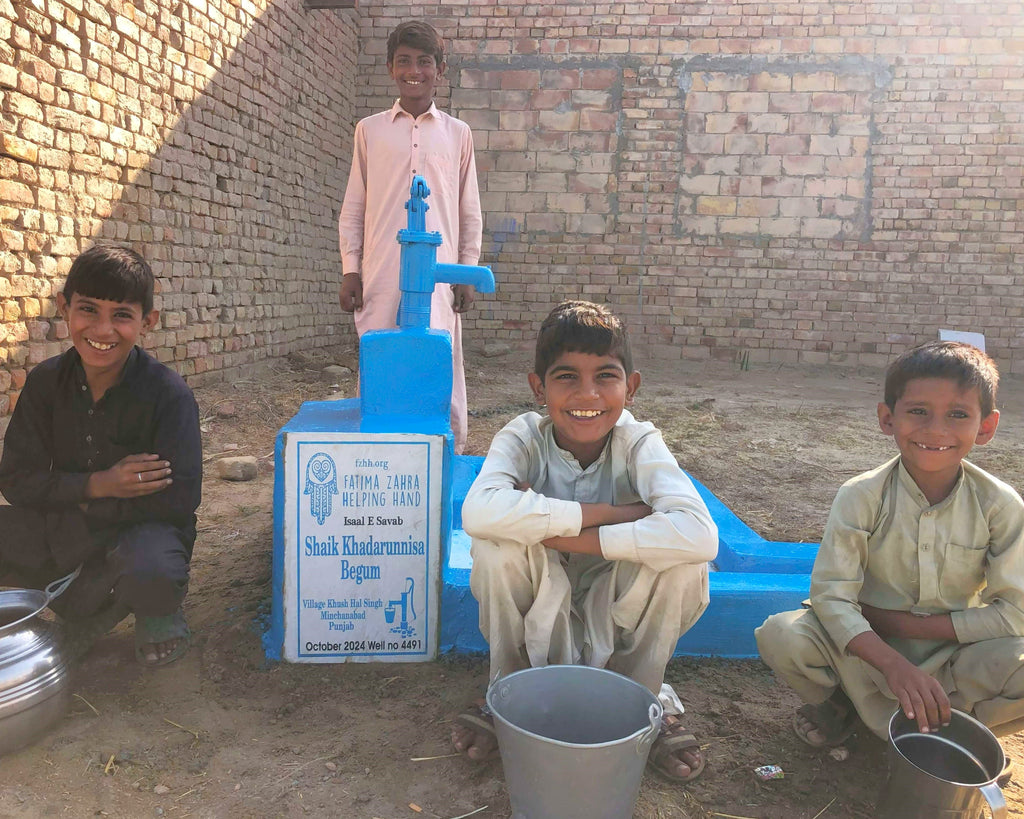 Punjab, Pakistan – Shaik Khadarunnisa Begum – FZHH Water Well# 4491