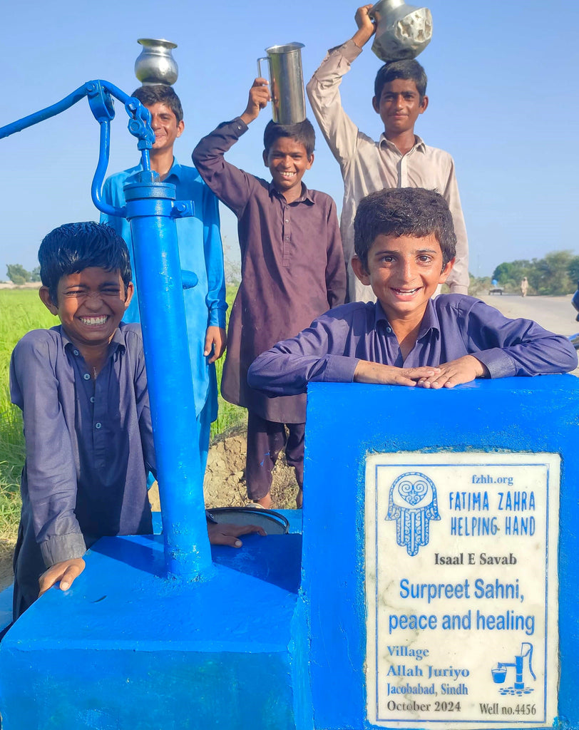 Sindh, Pakistan – Surpreet Sahni, peace and healing – FZHH Water Well# 4456