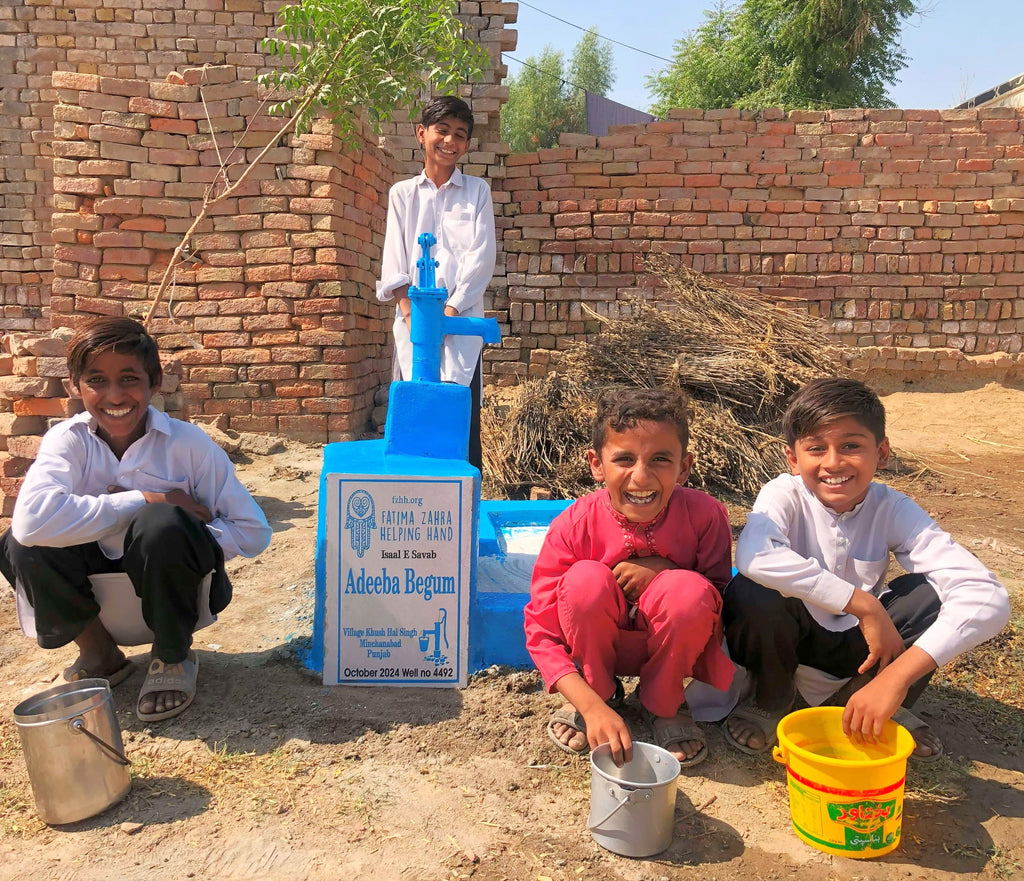 Punjab, Pakistan – Adeeba Begum – FZHH Water Well# 4492