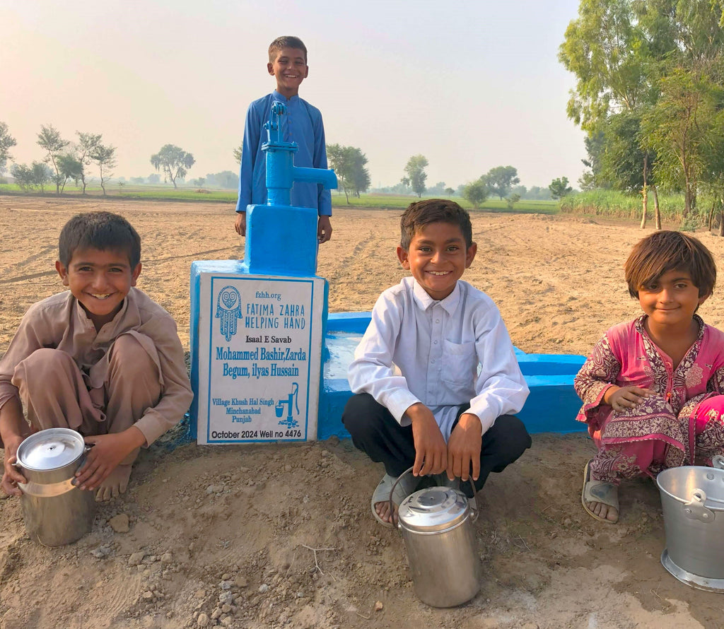 Punjab, Pakistan – Mohammed Bashir, Zarda Begum, Ilyas Hussain – FZHH Water Well# 4476