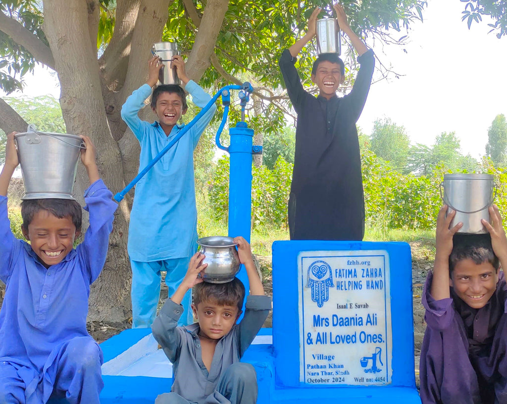 Sindh, Pakistan – Mrs Daania Ali & All Loved Ones – FZHH Water Well# 4454