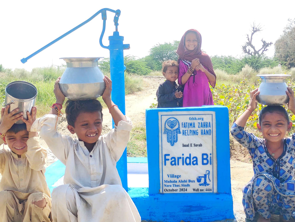 Sindh, Pakistan – Farida Bibi – FZHH Water Well# 4466