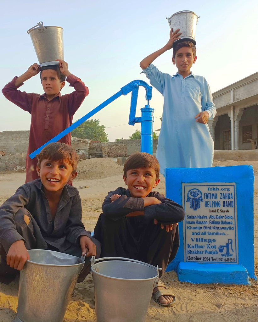 Punjab, Pakistan – Sultan Nasira, Abu Bakr Sidiq, Imam Hassan, Fatima Sahara, Khadija Bint Khuwaylid and all Families – FZHH Water Well# 4526