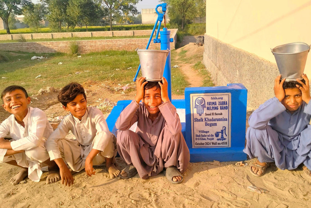 Punjab, Pakistan – Shaik Khadarunnisa Begum – FZHH Water Well# 4518