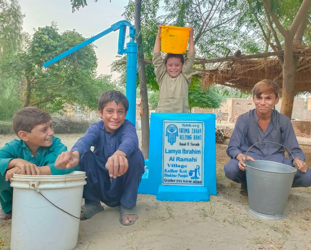 Punjab, Pakistan – Lamya Ibrahim Al Ramahi – FZHH Water Well# 4533