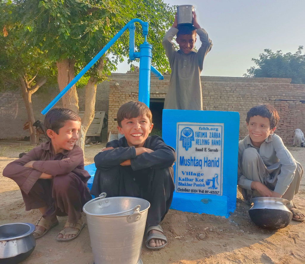 Punjab, Pakistan – Mushtaq Hanid – FZHH Water Well# 4537