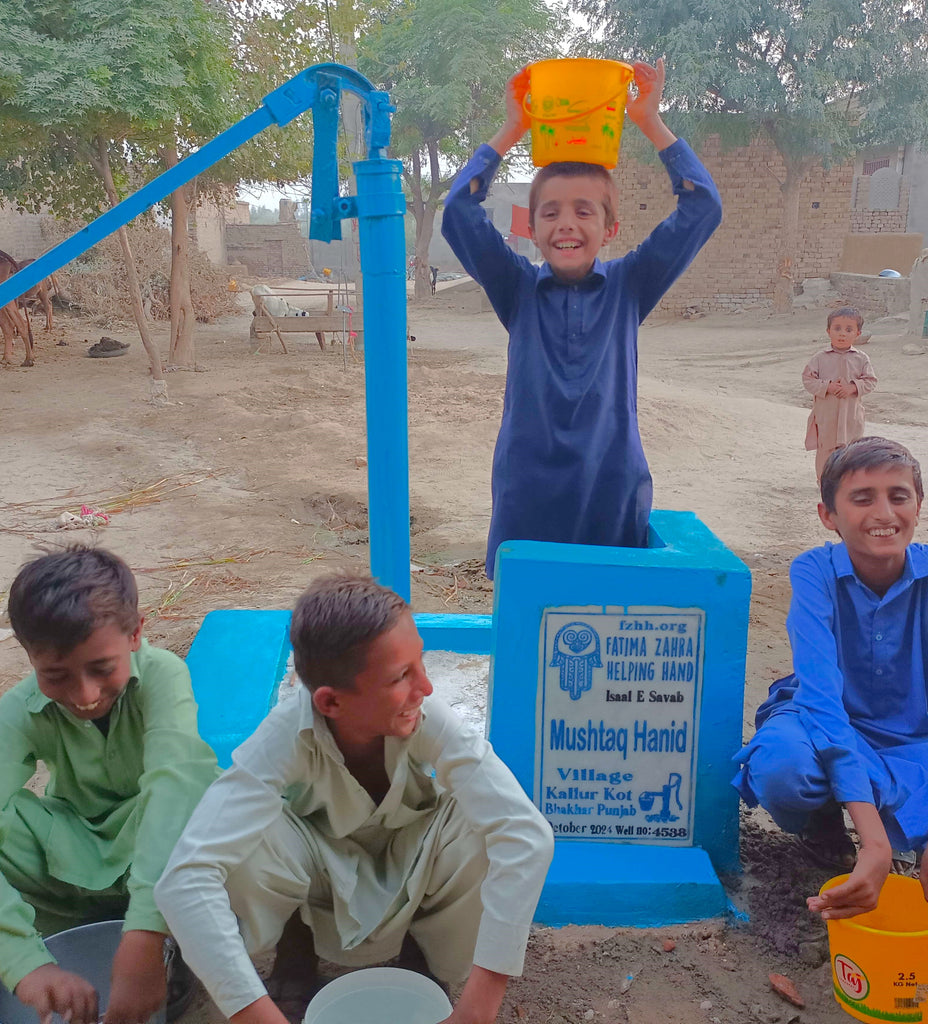 Punjab, Pakistan – Mushtaq Hanid – FZHH Water Well# 4538