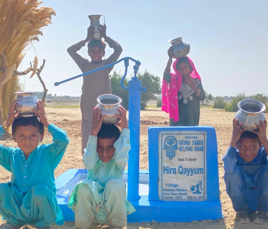 Sindh, Pakistan – Hira Qayyum – FZHH Water Well# 4574