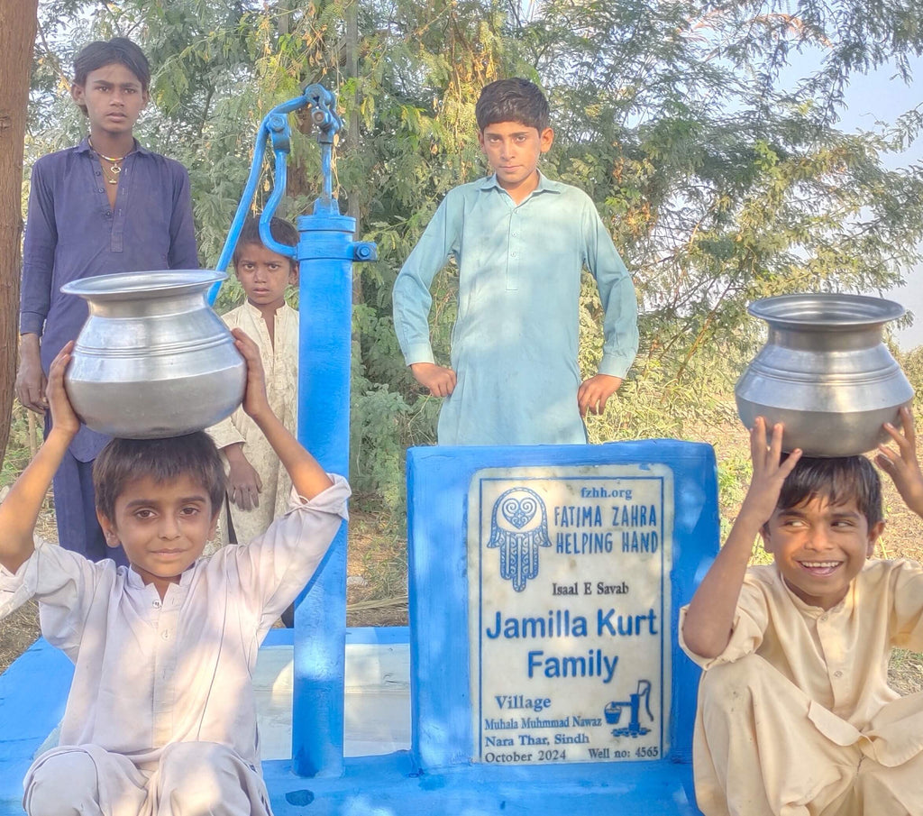 Sindh, Pakistan – Jamilla Kurt Family – FZHH Water Well# 4565