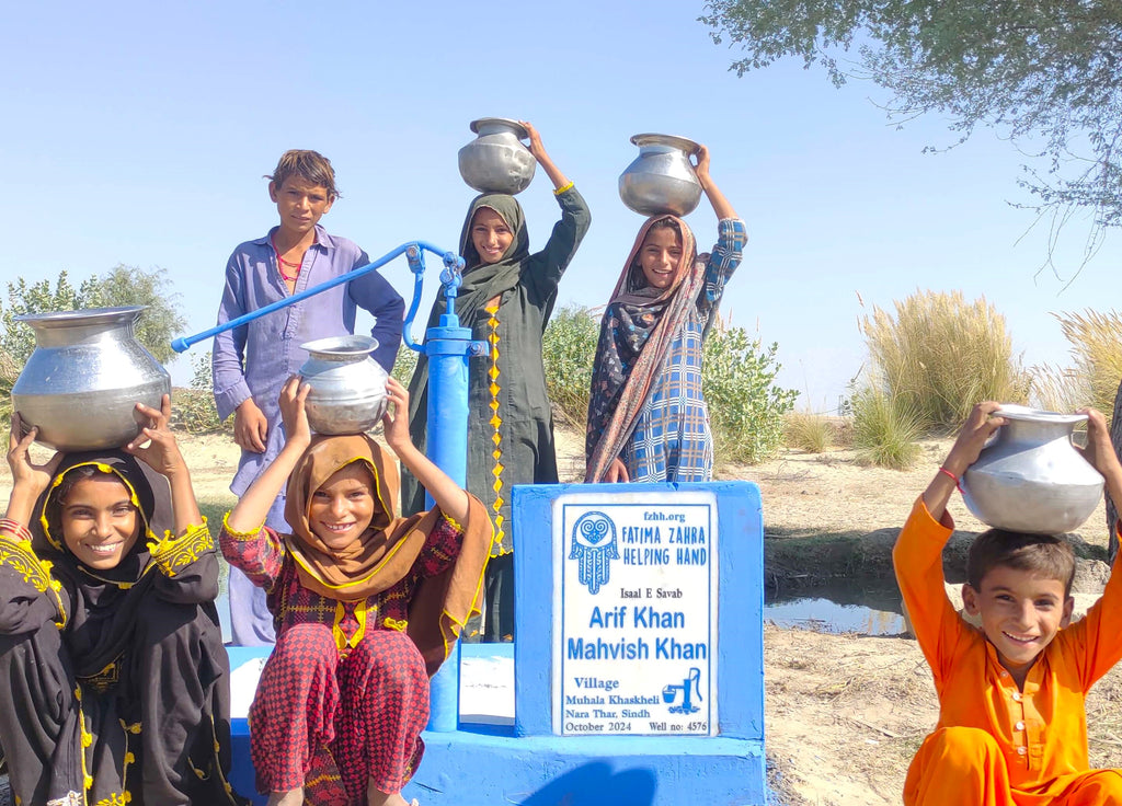 Sindh, Pakistan – Arif Khan Mahvish Khan – FZHH Water Well# 4576