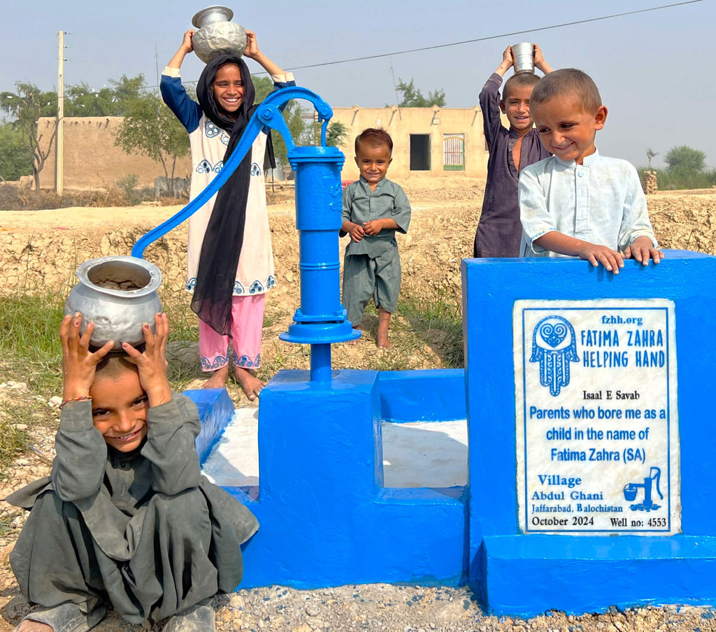 Balochistan, Pakistan – Parents who bore me as a child in the name of Fatima Zahra (SA) – FZHH Water Well# 4553