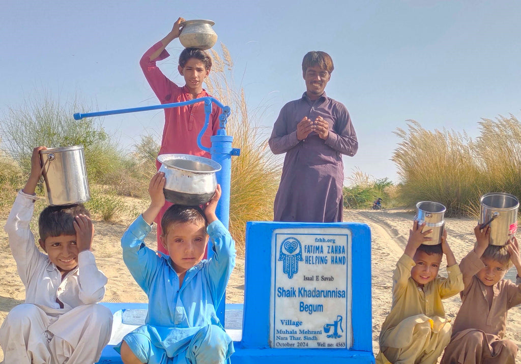 Sindh, Pakistan – Shaikh Khadarunnisa Begum – FZHH Water Well# 4563