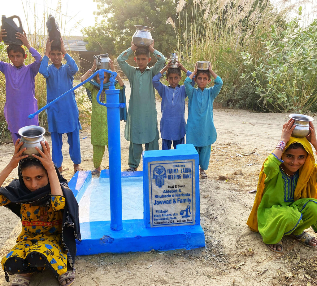 Sindh, Pakistan – Ahlebet & Shuhada e Karbala Jawwad & Family – FZHH Water Well# 4645