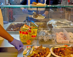 Oakland, California - Participating in Mobile Food Rescue Program by Preparing, Serving & Distributing 300+ Freshly Cooked Hot Meals with Fruits & Drinks to Local Community's Homeless & Less Privileged People