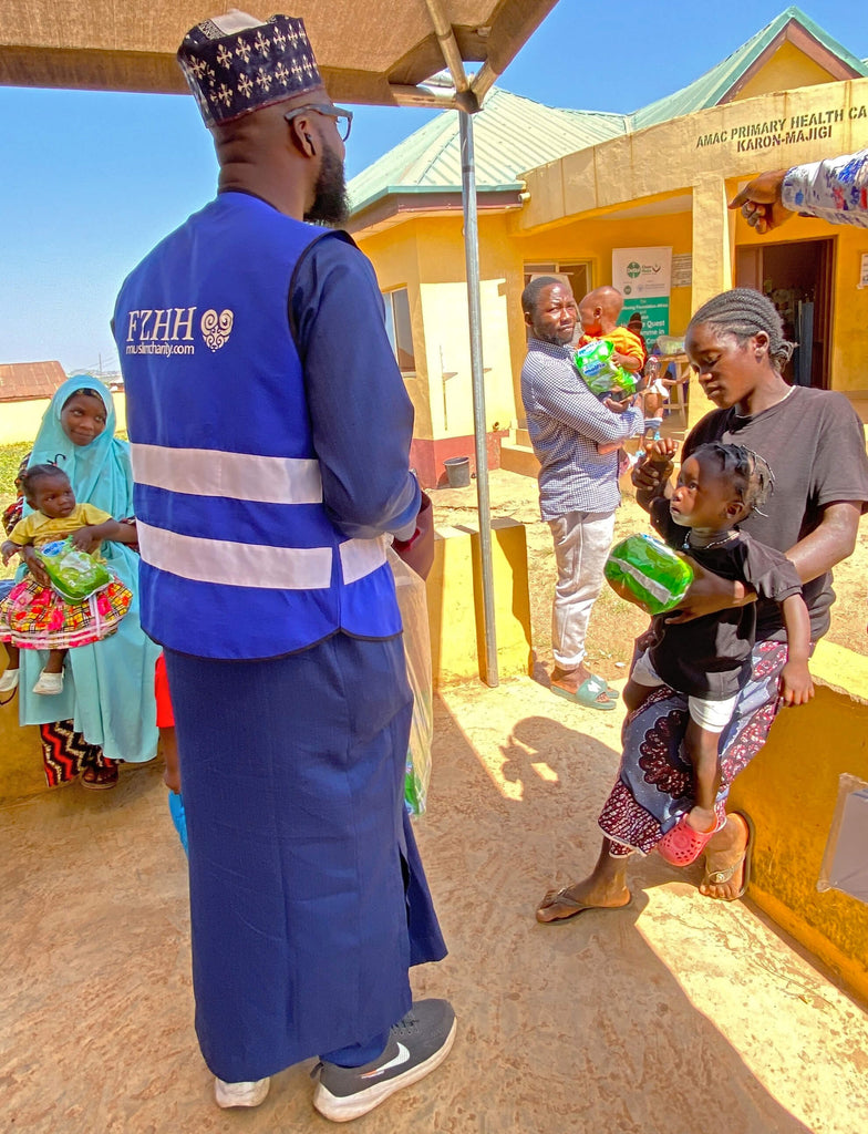 Abuja, Nigeria - Participating in Pediatric Medical Outreach Program by Distributing Essential Pediatric Consumable Supplies & Anti-Malaria Medicines to Beloved Orphans, Less Privileged Children & Nursing Mothers at Local Health Center