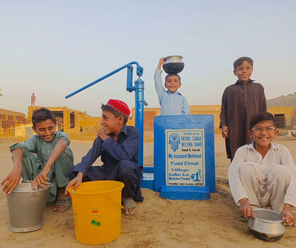 Punjab, Pakistan – My husband Mehmed Fuad Elmalı – FZHH Water Well# 4652