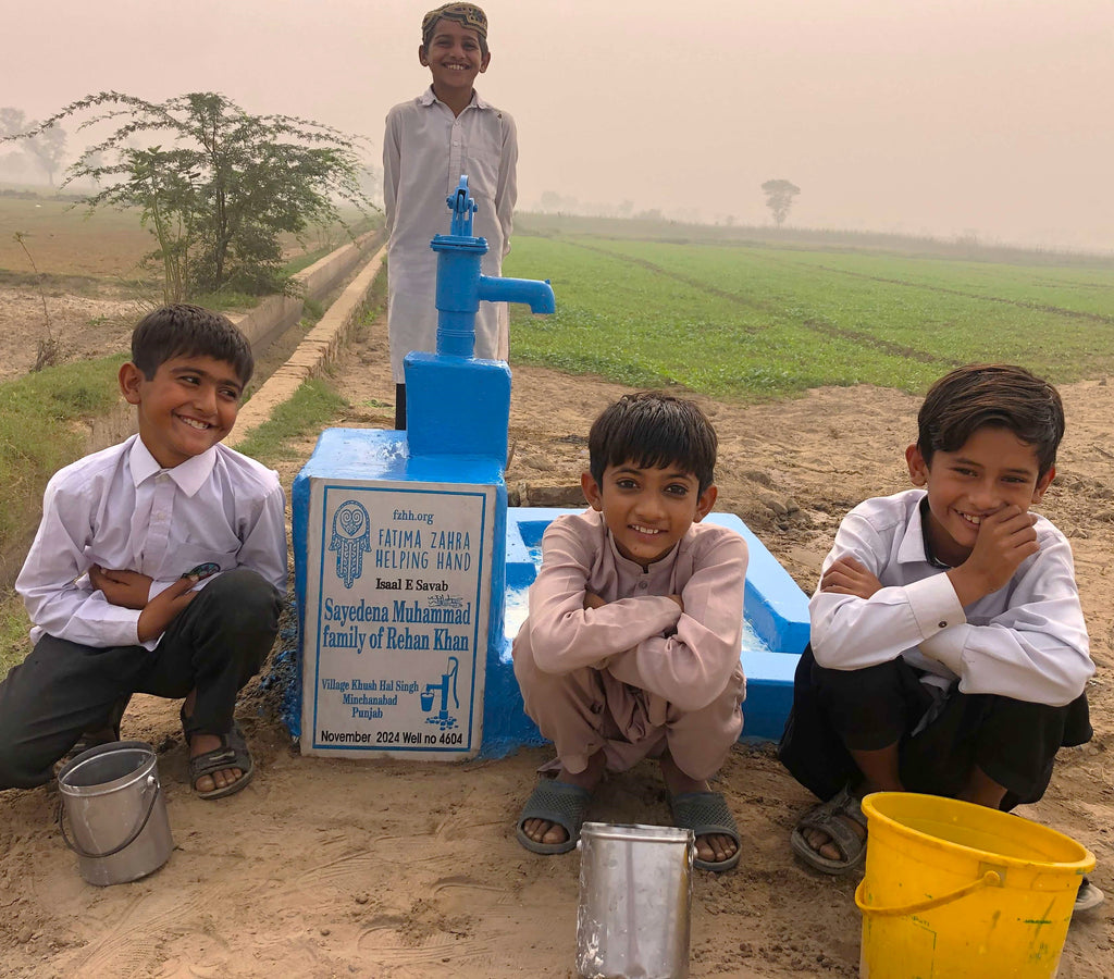 Punjab, Pakistan – Sayedna Muhammad صلے اللہ علیہ وسلم family of Rehan Khan – FZHH Water Well# 4604