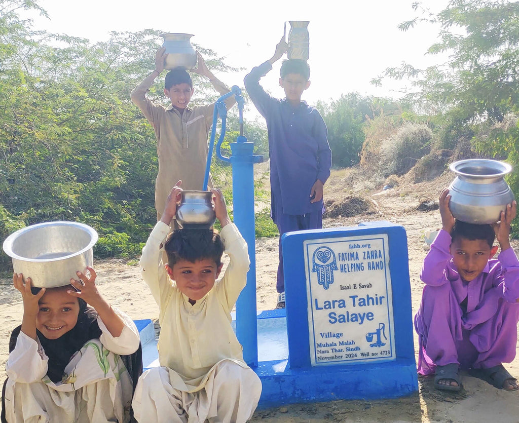 Sindh, Pakistan – Lara Tahir Salaye – FZHH Water Well# 4728