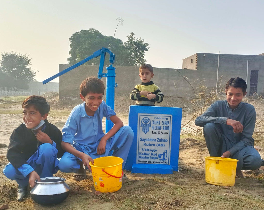 Punjab, Pakistan – Sayidatina Zainab Kubra (AS) – FZHH Water Well# 4657