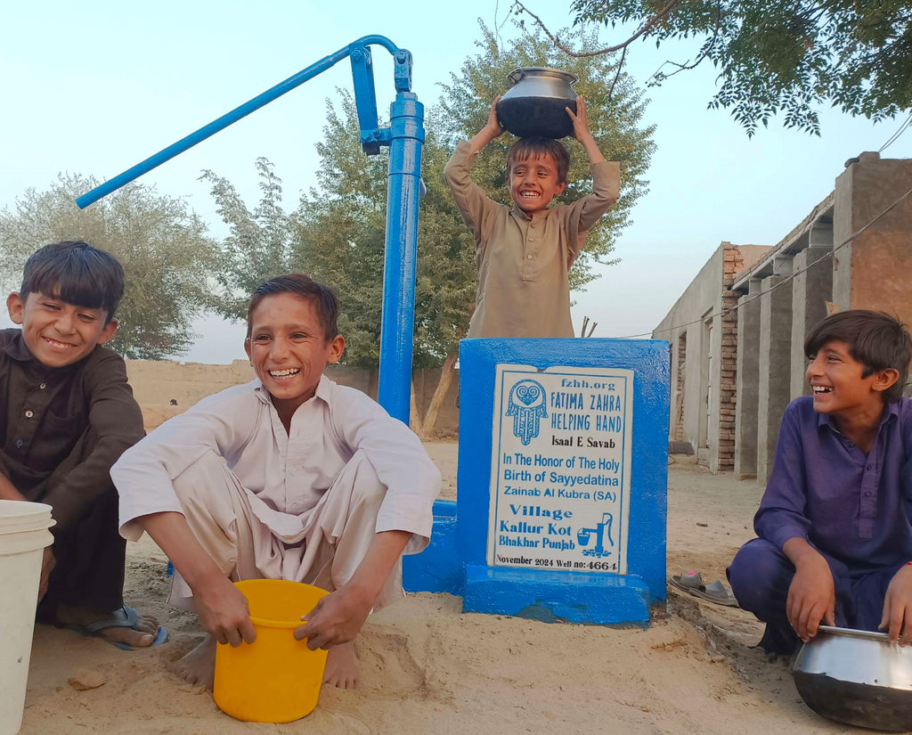 Punjab, Pakistan – In The Honor of The Holy Birth of Sayyedatina Zainab Al Kubra (SA) – FZHH Water Well# 4664