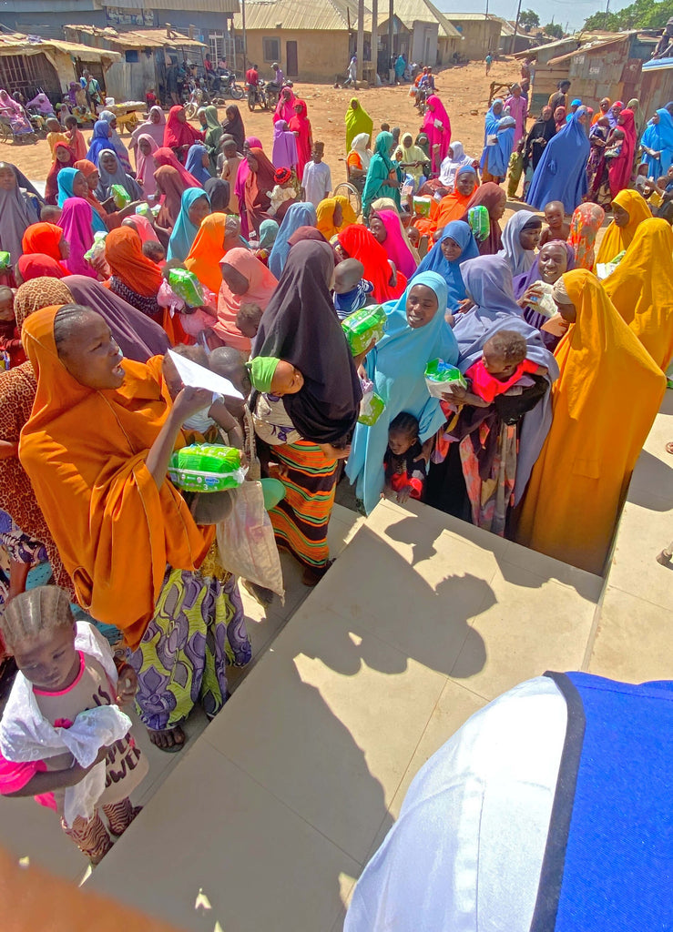 Abuja, Nigeria - Participating in Pediatric Medical Outreach Program by Distributing Essential Pediatric Consumable Supplies & Anti-Malaria Medicines to Beloved Orphans, Less Privileged Children & Nursing Mothers at Local Disabilities Camp