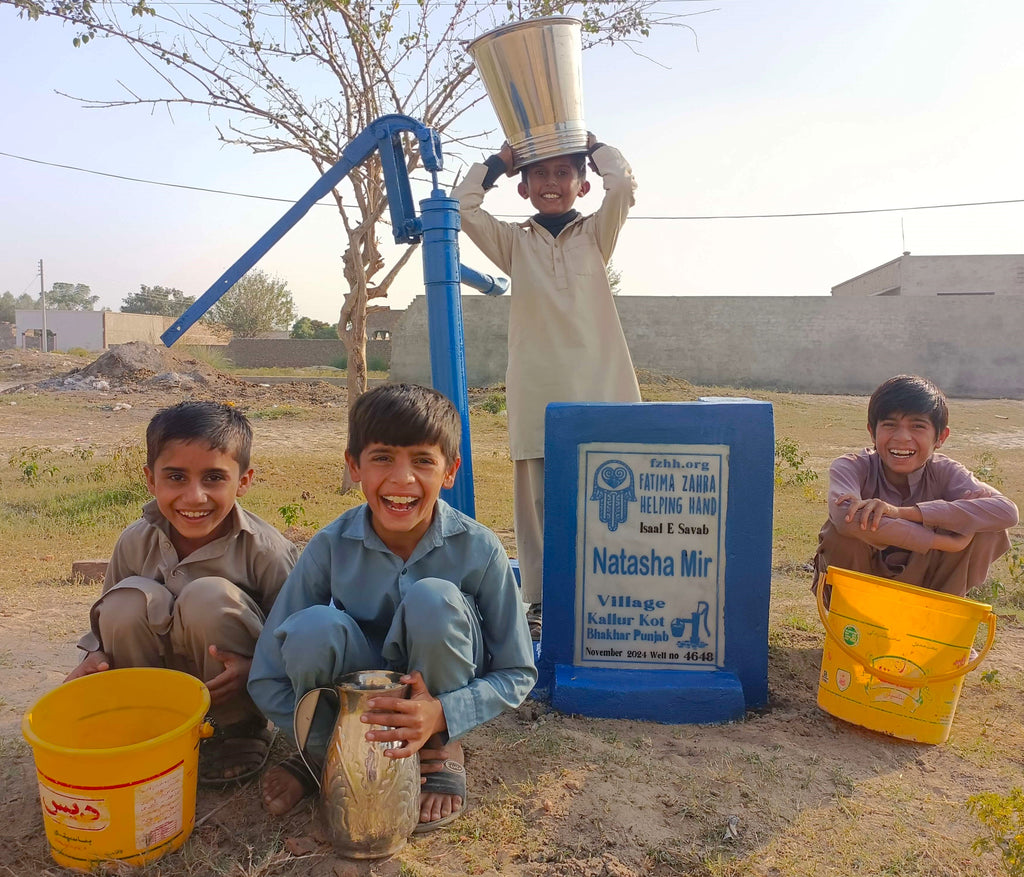 Punjab, Pakistan – Natasha Mir – FZHH Water Well# 4648