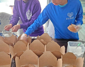 Orlando, Florida - Participating in Mobile Food Rescue Program by Preparing, Packaging & Distributing 16+ Hot Homemade Meals to Local Community's Homeless Resource Center