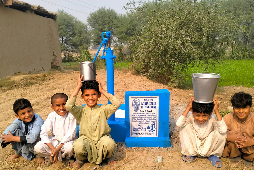 Punjab, Pakistan – Prophet Muhammad peace be upon him, Hazarat Fatima, all 12 Imams, Shaykh Abdul Qadir Al Jeelani, each of our our grand shaykhs of the Golden Chain especially my Shaykh Mehmet Adil al Rabbani – FZHH Water Well# 4634