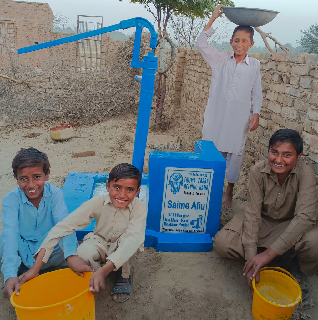 Punjab, Pakistan – Saime Aliu – FZHH Water Well# 4654