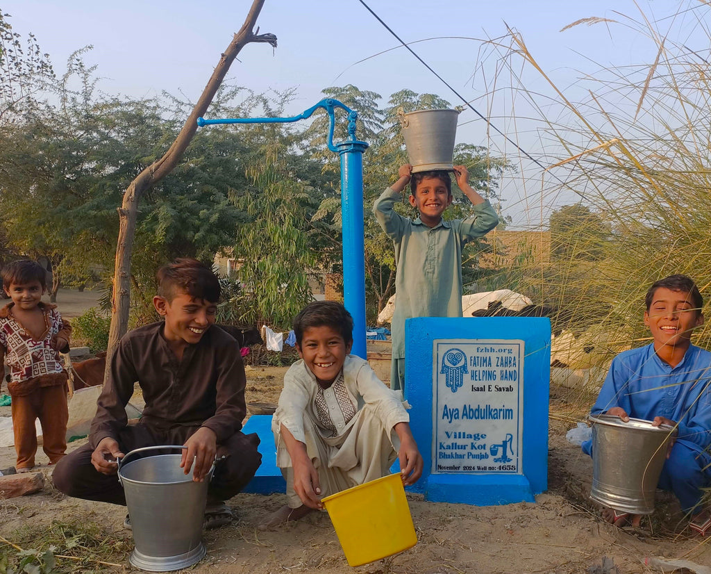 Punjab, Pakistan – Aya Abdulkarim – FZHH Water Well# 4653