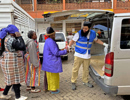 Nairobi, Kenya - Participating in Holy Qurbani Program & Mobile Food Rescue Program by Processing, Packaging & Distributing Over 190+ lbs. of Holy Qurbani Meat from 11+ Holy Qurbans to Local Community's 74+ Less Privileged People