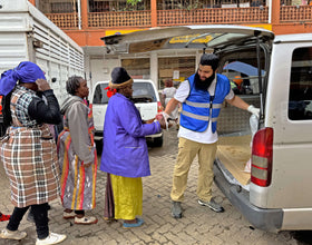 Nairobi, Kenya - Participating in Holy Qurbani Program & Mobile Food Rescue Program by Processing, Packaging & Distributing Over 190+ lbs. of Holy Qurbani Meat from 11+ Holy Qurbans to Local Community's 74+ Less Privileged People