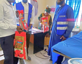 Abuja, Nigeria - Participating in Pediatric Medical Outreach Program by Distributing Essential Pediatric Consumable Supplies, Anti-Malaria Vials & Test Kits to Less Privileged Children & Nursing Mothers and Rice Bags to Volunteers at Local Health Center