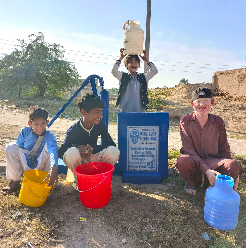 Punjab, Pakistan – Sayidatina Fatimah Zahra (AS), Sarameh family – FZHH Water Well# 4830