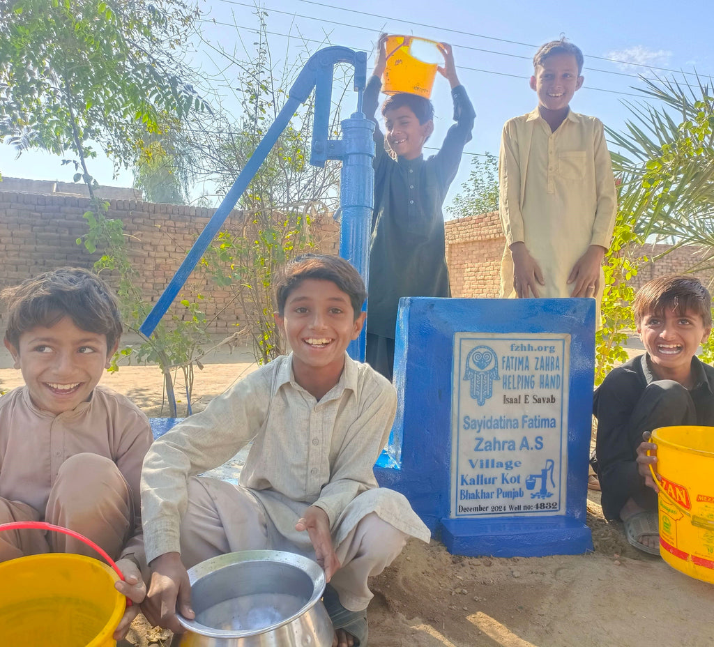 Punjab, Pakistan – Sayidatina Fatima Zahra A.S – FZHH Water Well# 4832