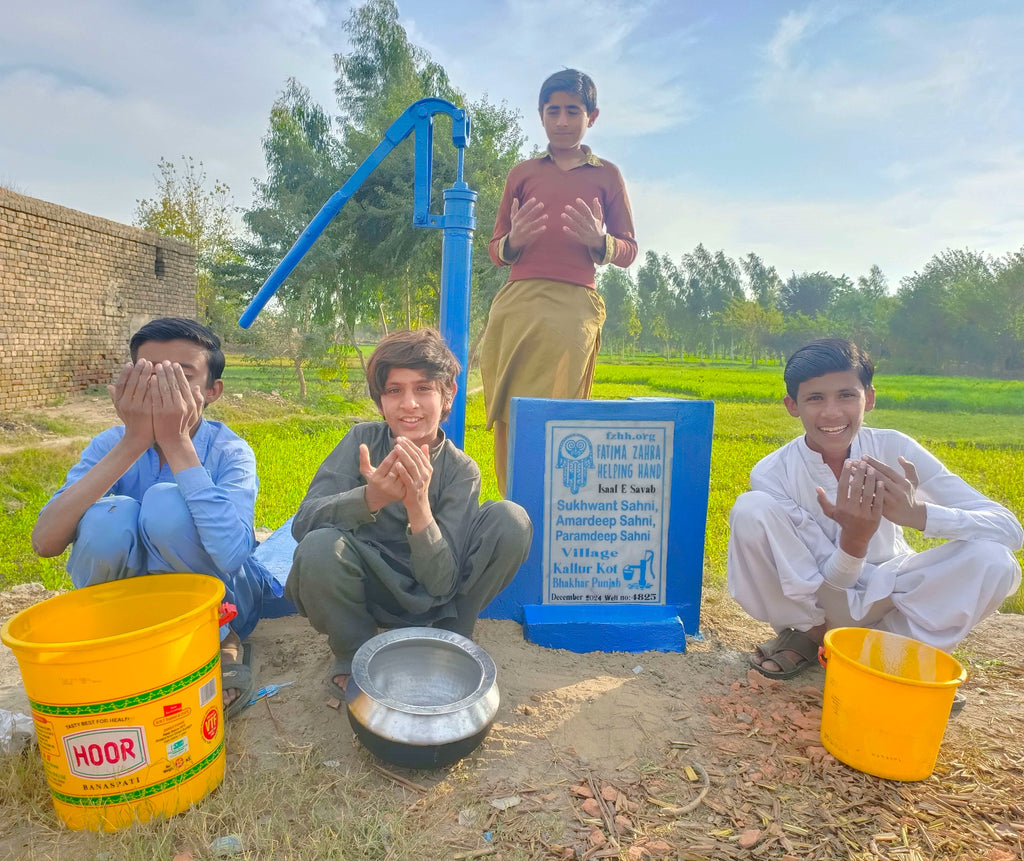 Punjab, Pakistan – Sukhwant Sahni, Amardeep Sahni, Paramdeep Sahni – FZHH Water Well# 4825