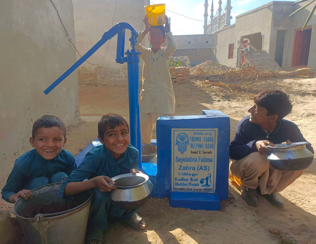 Punjab, Pakistan – Sayidatina Fatima Zahra (AS) – FZHH Water Well# 4829