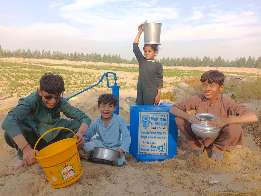 Punjab, Pakistan – Sayyida Fatima Zahra AS, Shaykh Nurjan Mirahmadi (Q) – FZHH Water Well# 4873 Order no. 51930