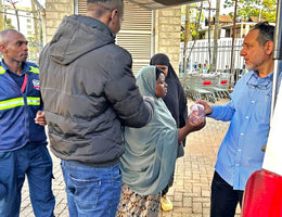 Nairobi, Kenya - Participating in Holy Qurbani Program & Mobile Food Rescue Program by Processing, Packaging & Distributing Over 97+ lbs. of Holy Qurbani Meat from 5+ Holy Qurbans to Local Community's 50+ Less Privileged People