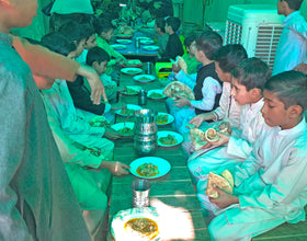 Lahore, Pakistan - Participating in Orphan Support Program & Mobile Food Rescue Program by Serving Hot Meals to 150+ Beloved Orphans at Local Community's Orphanage