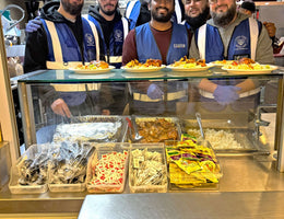 Oakland, California - Participating in Mobile Food Rescue Program by Preparing, Serving & Distributing 300+ Freshly Cooked Hot Meals with Salads, Fruits & Drinks to Local Community's Homeless & Less Privileged People