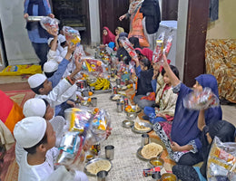 Lahore, Pakistan - Participating in Orphan Support & Mawlid Support Programs by Celebrating ZikrAllah & Mawlid an Nabi ﷺ, Serving Hot Meals & Distributing Blessed Goodie Bags to Beloved Orphans & Less Privileged Children