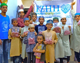 Hyderabad, India - Participating in Holy Qurbani Program & Mobile Food Rescue Program by Processing, Packaging & Distributing Holy Qurbani Meat from 35+ Holy Qurbans to Beloved Orphans, Madrasa Students, Homeless & Less Privileged Families