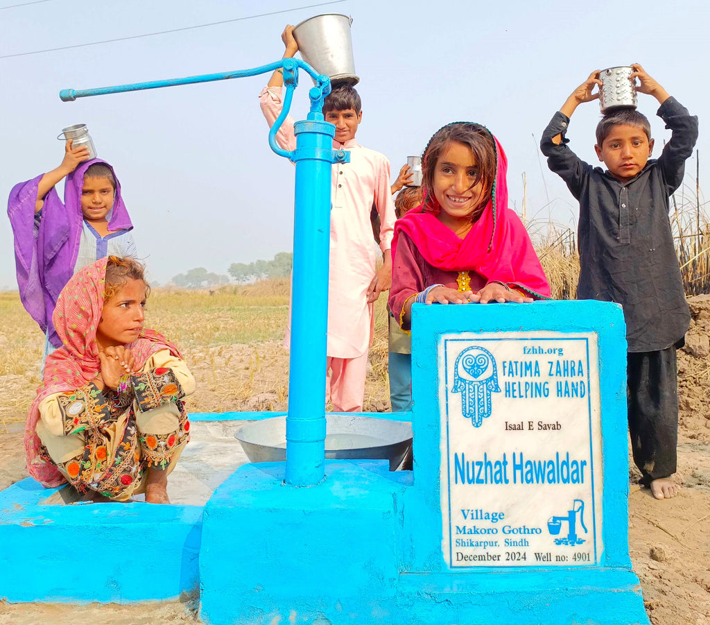 Sindh, Pakistan – Nuzhat Hawaldar – FZHH Water Well# 4901 Order no 52255