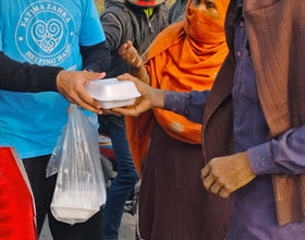 Lahore, Pakistan - Participating in Mobile Food Rescue Program by Preparing, Packaging & Distributing Hot Meals to 100+ Less Privileged Children & Adults