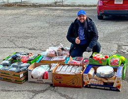 Chicago, Illinois - Participating in Mobile Food Rescue Program by Rescuing & Distributing 600+ lbs. of Fresh Fruits, Vegetables, Bakery Items & Essential Supplies to Local Community's Homeless Shelters Serving Less Privileged People