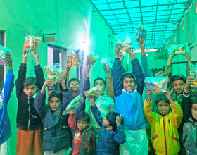 Lahore, Pakistan - Participating in Orphan Support & Mawlid Support Programs by Celebrating ZikrAllah & Mawlid an Nabi ﷺ, Serving Hot Meals & Distributing Blessed Goodie Bags to Beloved Orphans & Less Privileged Children