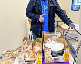 Chicago, Illinois - Participating in Mobile Food Rescue Program by Rescuing & Distributing 600+ lbs. of Fresh Desserts & Bakery Items to Local Community's Homeless Shelters Serving Less Privileged People