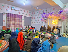 Lahore, Pakistan - Participating in Orphan Support & Mawlid Support Programs by Celebrating ZikrAllah & Mawlid an Nabi ﷺ, Serving Hot Meals with Birthday Cake & Distributing Blessed Goodie Bags with Gifts to Beloved Orphans & Less Privileged Children