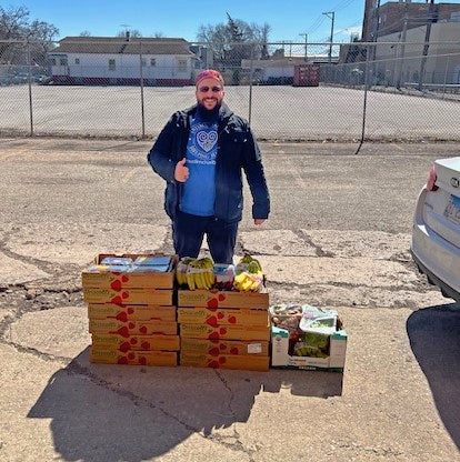 Chicago, Illinois - Participating in Mobile Food Rescue Program by Rescuing & Distributing 150+ lbs. of Fresh Fruits & Veggies to Local Community's Homeless Shelter Serving Less Privileged People